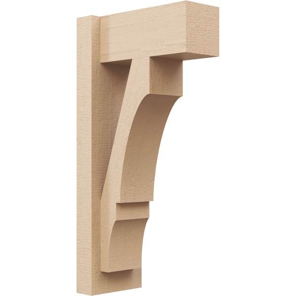 Ekena Millwork 6-in W x 12-in D x 24-in H Balboa Block Rough Cedar Woodgrain TimberThane Outlooker, Primed Tan OUTUR060X12X24BOA44RCPR - main